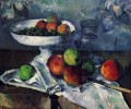 Compotier Glass and Apples Paul Cezanne Impressionism still life
